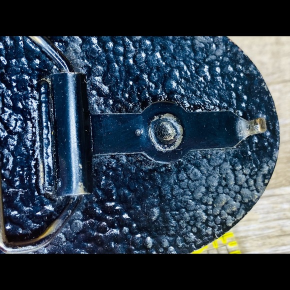 Vintage Eagle and arrows US metal oval belt buckle for 1.5 inch Belt - Picture 5 of 7